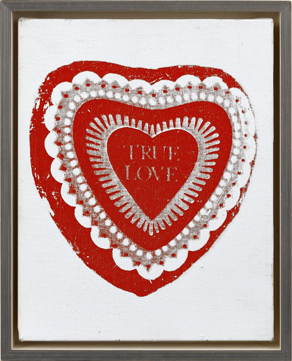 View full screen - View 1 of Lot 111. Heart Shaped Candy Box (True Love) 心形糖果盒(真愛).