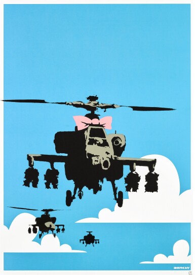 View full screen - View 1 of Lot 3. BANKSY | HAPPY CHOPPERS.