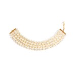 Frances Patiky Stein's Collection: One Faux-Pearl Choker, Circa 1984-1992