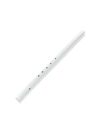 View full screen - View 1 of Lot 9898. A Dehua white-glazed flute, Ming dynasty | 明 德化白釉蕭.