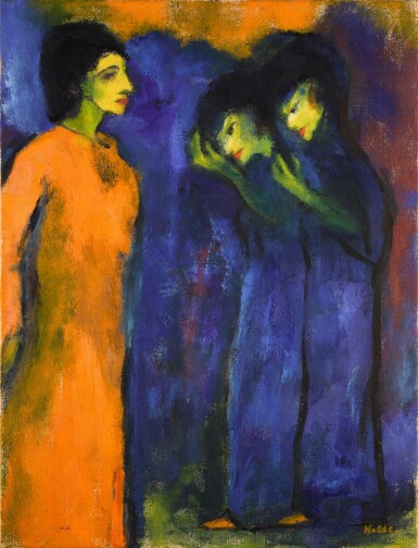 View full screen - View 1 of Lot 38. EMIL NOLDE | HULDIGUNG (HOMAGE).