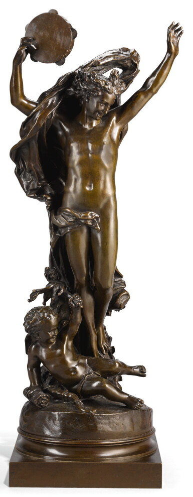 View full screen - View 1 of Lot 38. JEAN-BAPTISTE CARPEAUX | LE GÉNIE DE LA DANSE (ALLEGORY OF DANCE).