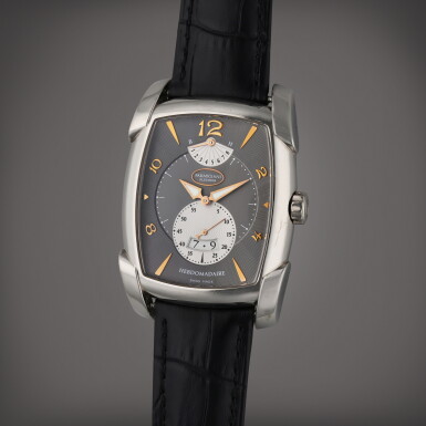 View full screen - View 1 of Lot 136. Kalpa XL Hebdomadaire | A palladium wristwatch with date and power reserve indication, Circa 2010.