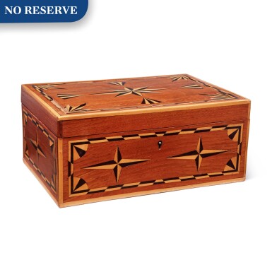 View full screen - View 1 of Lot 330. English Marquetry Mahogany Work Box, circa 1850.