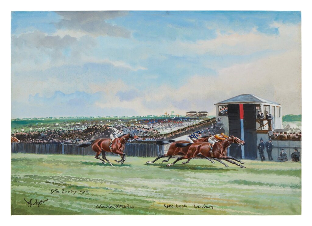 View full screen - View 1 of Lot 1018. Beer, John | Off to the races!.