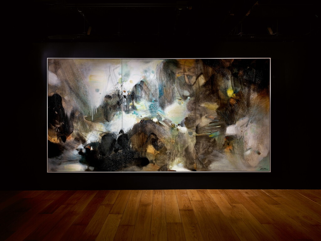 View full screen - View 1 of Lot 1020. Chu Teh-Chun 朱德群| Harmonie hivernale 盛世雪.