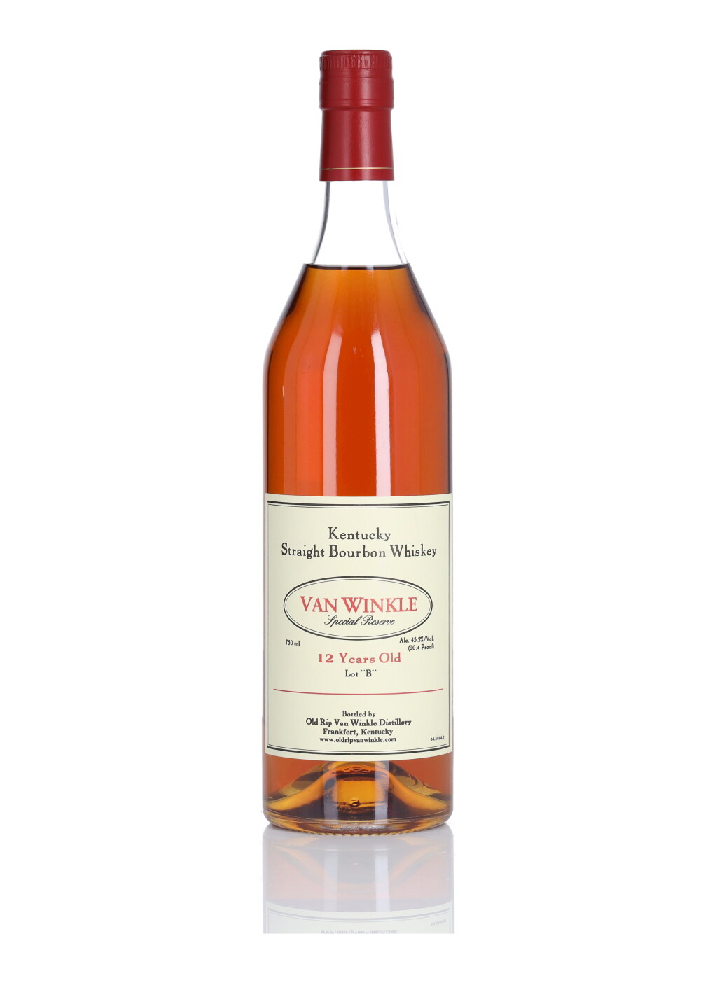 View full screen - View 1 of Lot 117. Van Winkle 12 Year Old Special Reserve Lot "B" 90.4 Proof NV (1 Bottle 75cl).