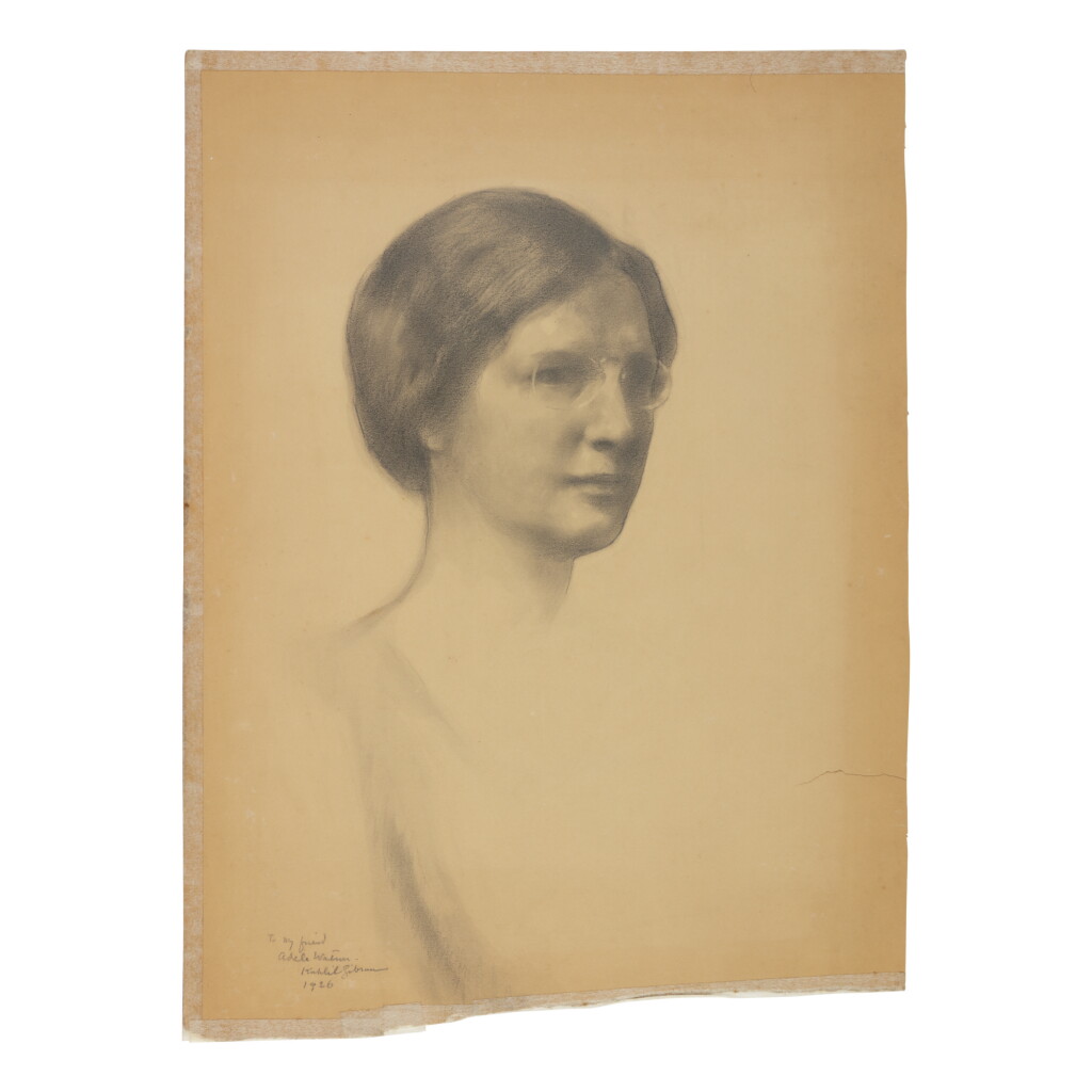 View full screen - View 1 of Lot 186. GIBRAN, KAHLIL | Portrait of Adele Watson.