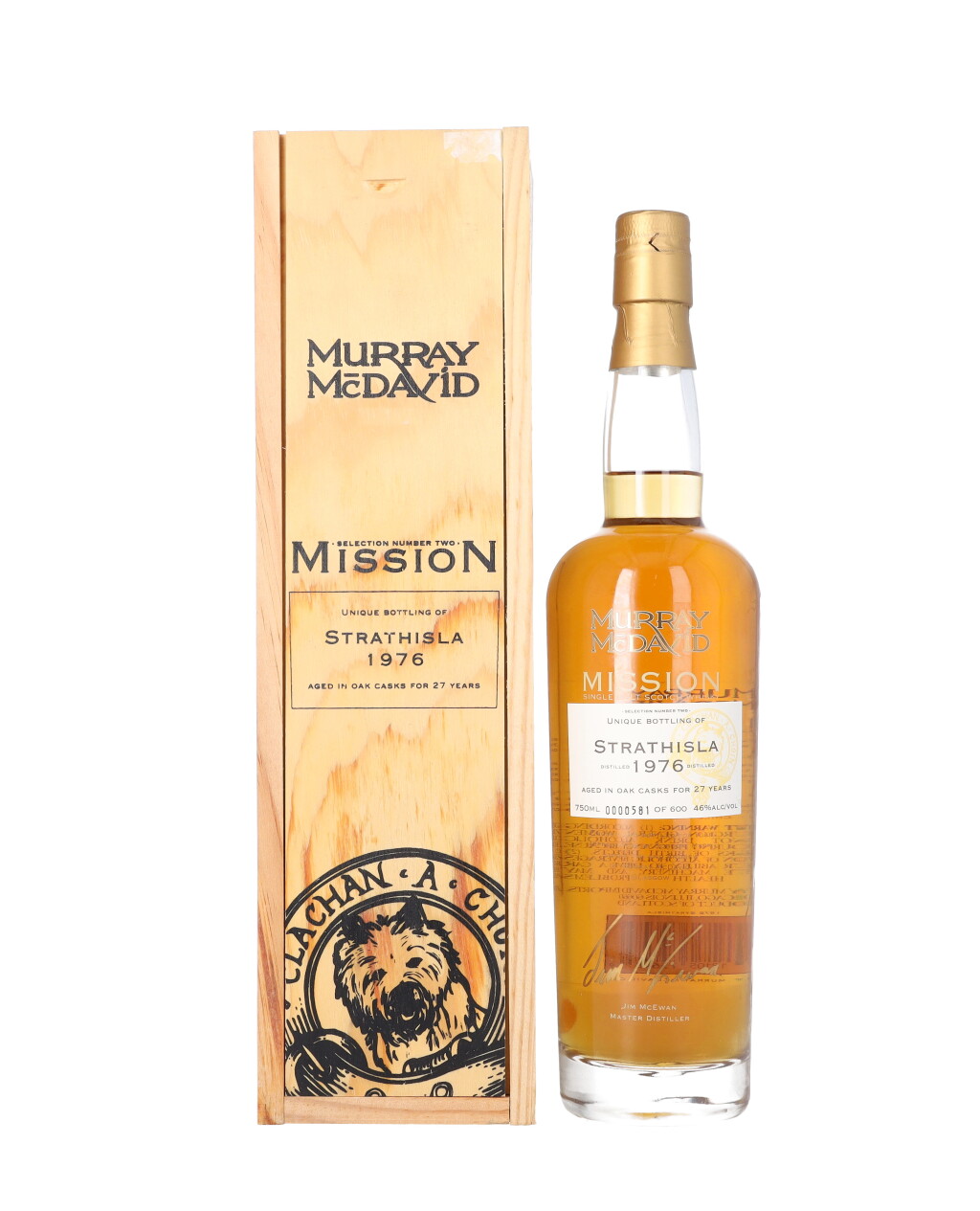 View full screen - View 1 of Lot 6081. Strathisla Murray McDavid Mission 27 Year Old 46.0 abv 1976 (1 BT75).