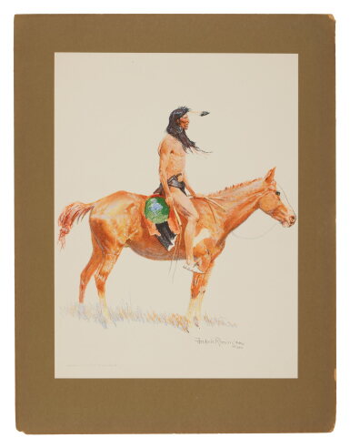 View full screen - View 1 of Lot 1041. Remington, Frederic | "...the Frontier glows before us once more in living flesh and blood...".