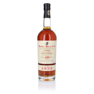 View full screen - View 1 of Lot 90. Speyside Alexander Murray & Co 40 Year Old 40.0 abv 1972 (1 BT 75cl).