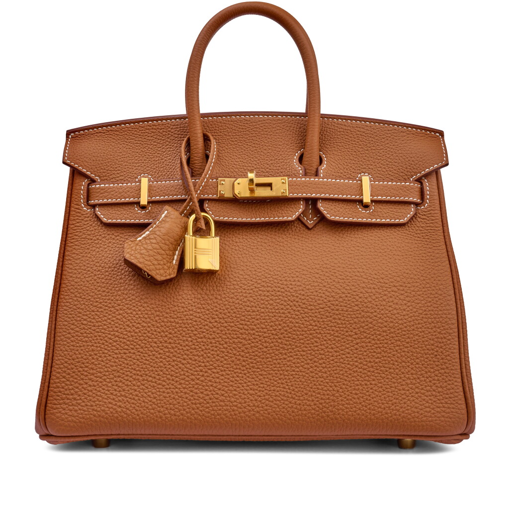 View full screen - View 1 of Lot 10. Gold Togo Birkin 25 Gold Hardware, 2024.