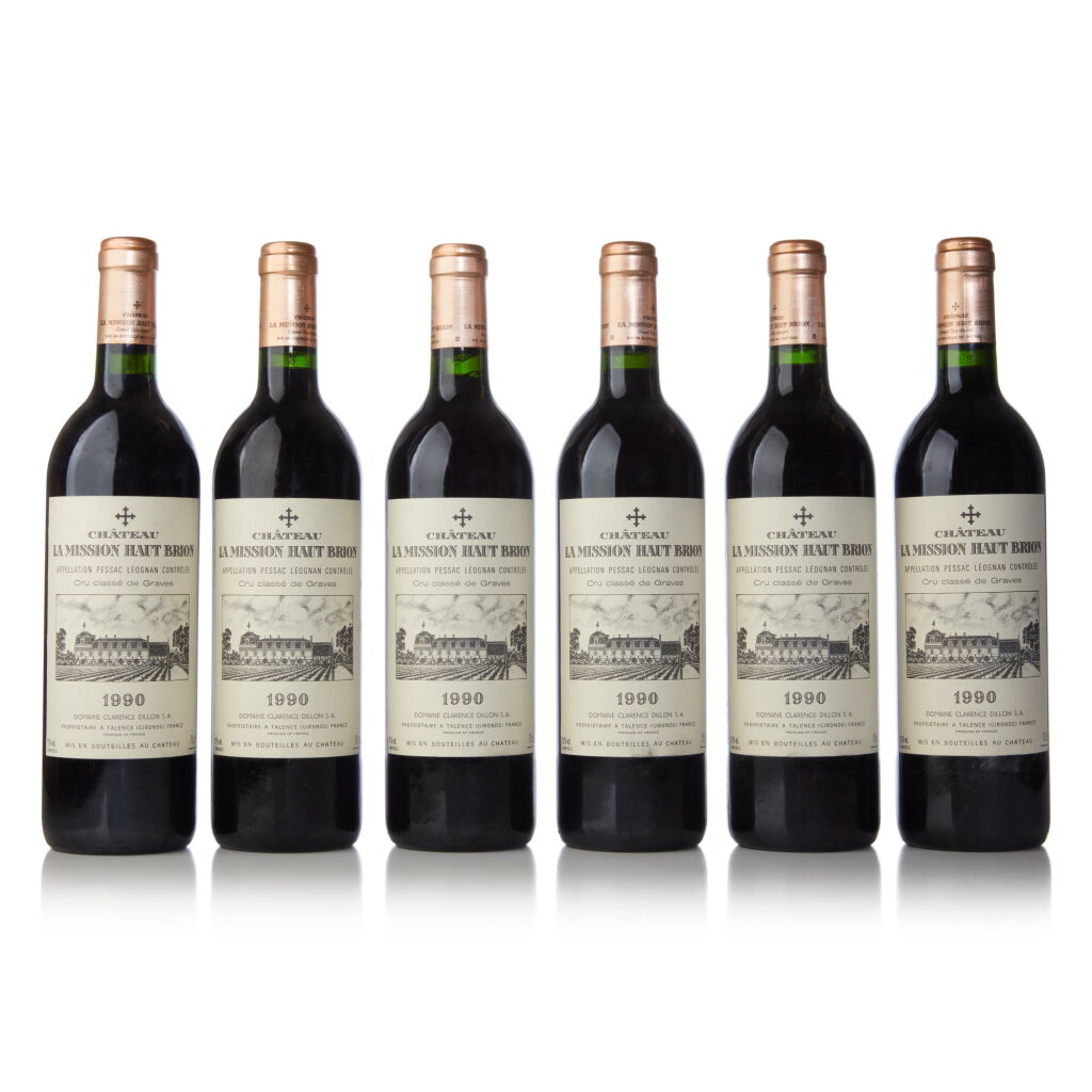 View full screen - View 1 of Lot 39. Château La Mission Haut-Brion 1990 (12 BT).