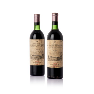 View full screen - View 1 of Lot 7500. Château La Mission Haut-Brion 1959 (4 BT).