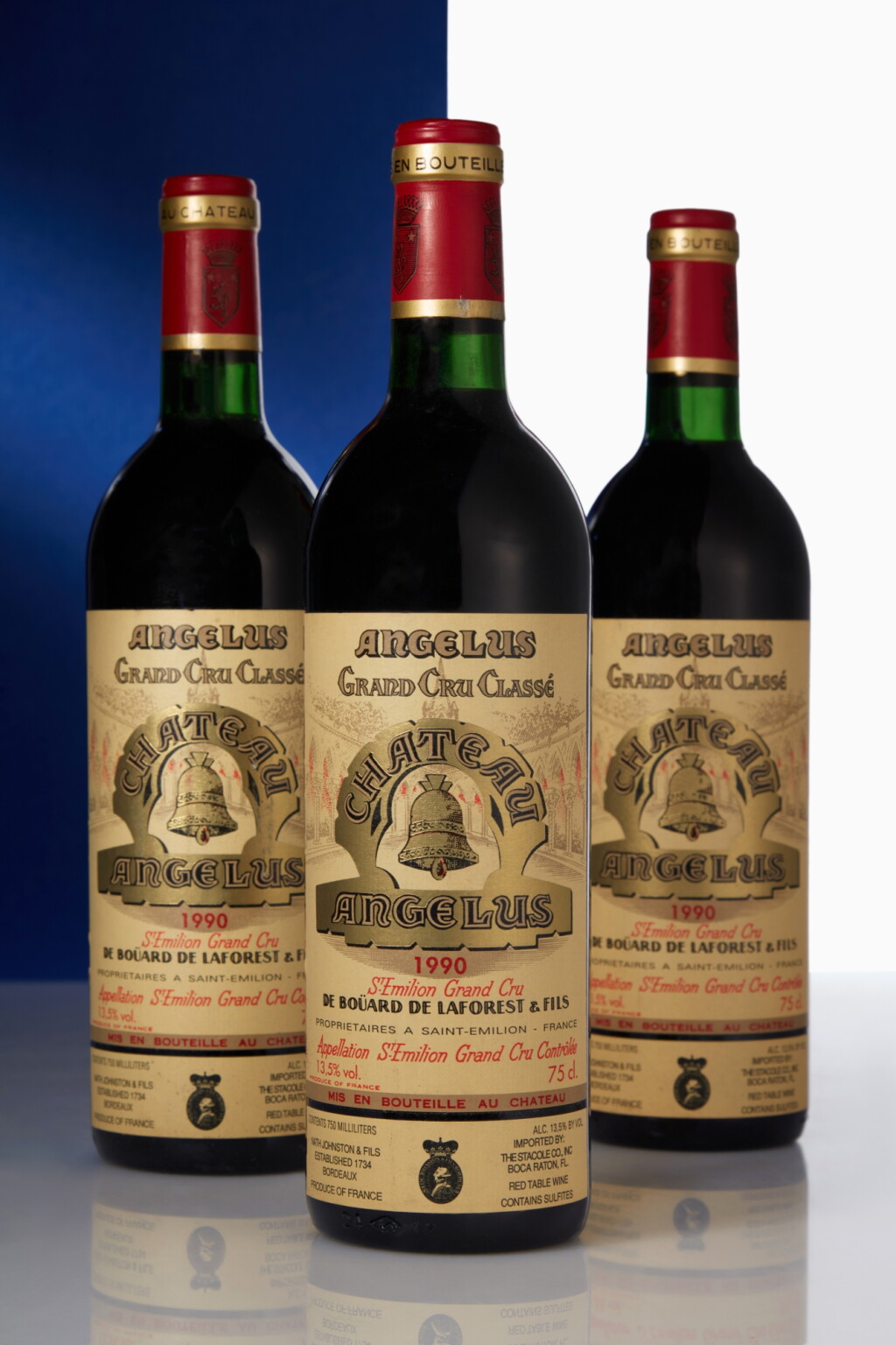 View full screen - View 1 of Lot 259. Château Angélus 1990 (9 BT).