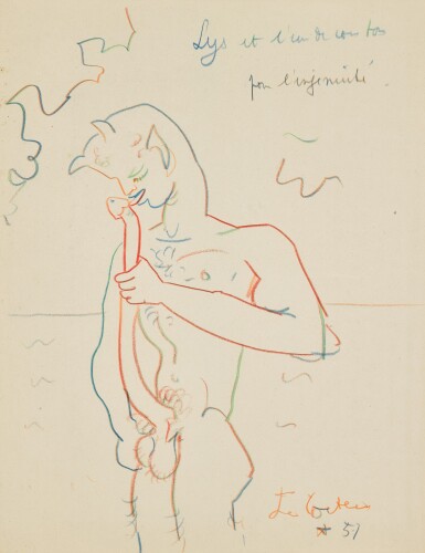 View full screen - View 1 of Lot 5. JEAN COCTEAU | EROTIQUE - FAUNE.