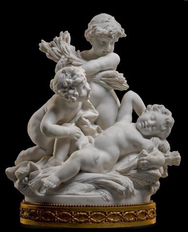 View full screen - View 1 of Lot 81. CHARLES RAPHAEL PEYRE | FROLICKING PUTTI.