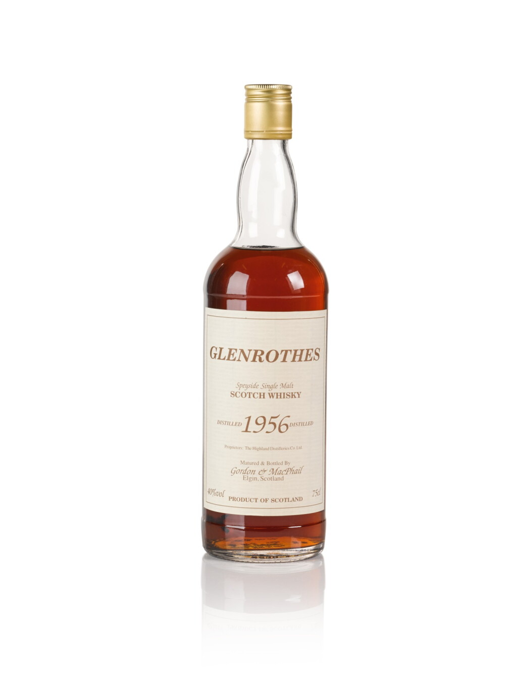 View full screen - View 1 of Lot 190. Glenrothes Gordon & MacPhail 40.0 abv 1956 .