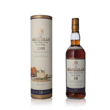 View full screen - View 1 of Lot 21. The Macallan 18 Year Old 43.0 abv 1983 (1 BT75).