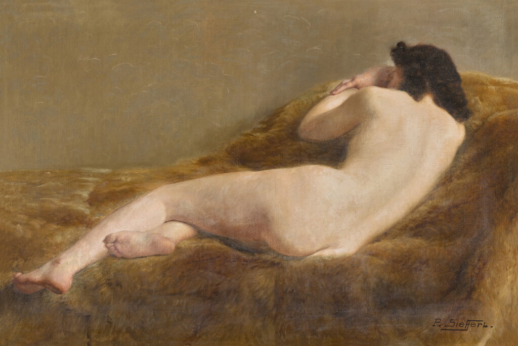 View full screen - View 1 of Lot 64. Reclining nude.