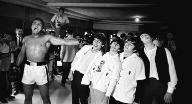 View full screen - View 1 of Lot 223. CHRIS SMITH | ALI AND THE BEATLES, 1964.