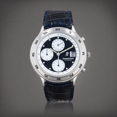 View full screen - View 1 of Lot 436. Huitième Chronograph, reference 25768ST Montre bracelet chronographe en acier avec date | Stainless steel chronograph wristwatch with date Vers 1997 | Circa 1997.