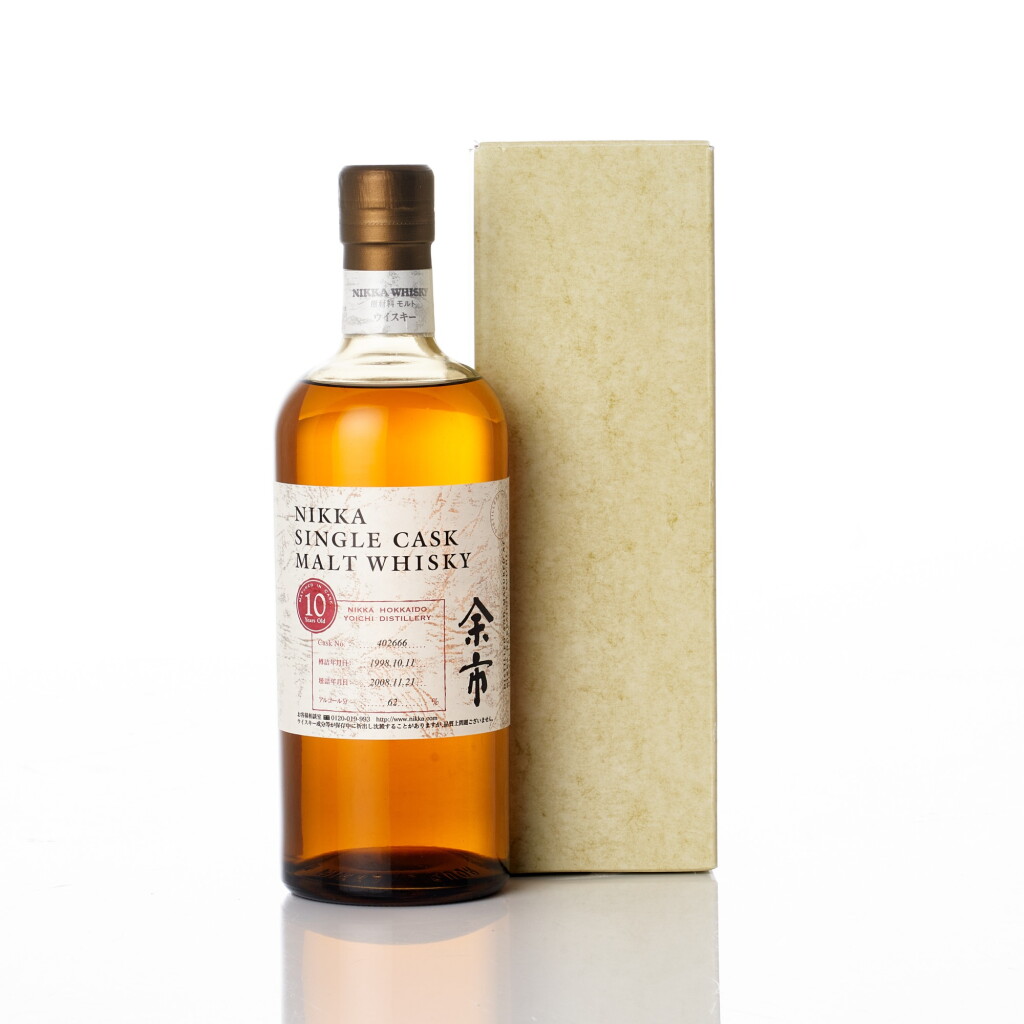 View full screen - View 1 of Lot 6149. 余市 Yoichi 10 Year Old Single Cask Whisky Cask #402666 62.0 abv 1998 (1 BT75).