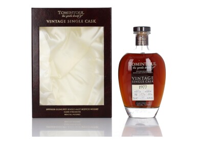 View full screen - View 1 of Lot 115. Tomintoul Vintage Single Cask 54.9 abv 1977 (1 Bottle 70cl).
