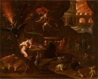 View full screen - View 1 of Lot 130. The Temptation of Saint Anthony.