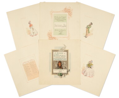 View full screen - View 1 of Lot 1052. (Dickens, Charles) — Joseph Clayton ("Kyd") Clarke | A series of 649 original character-studies illustrating the work of Charles Dickens.