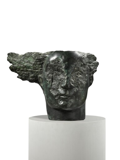 View full screen - View 1 of Lot 468. Bronze Poet Warrior.