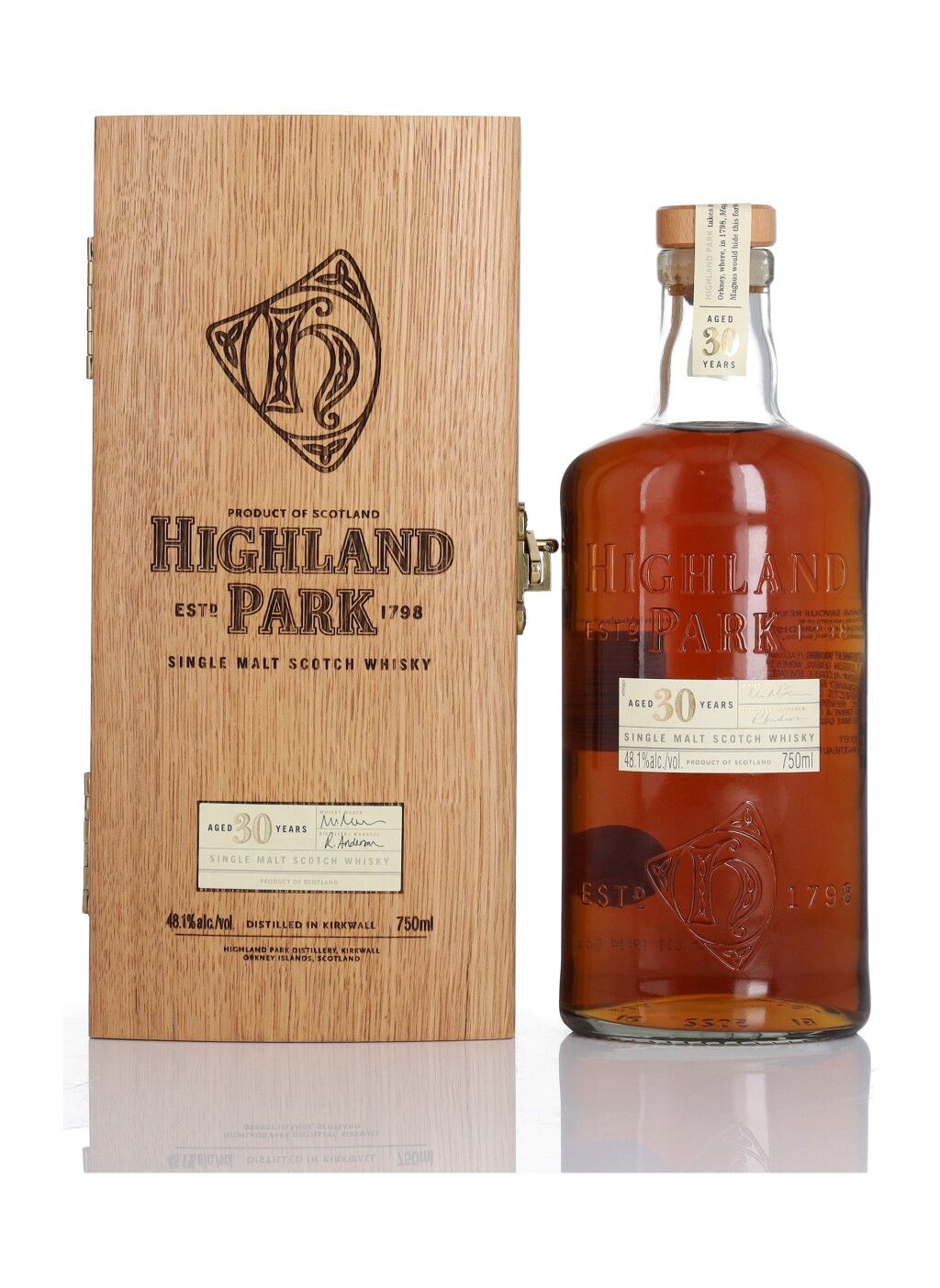 View full screen - View 1 of Lot 199. Highland Park 30 Year Old 48.1 abv NV (1 BT 75cl).