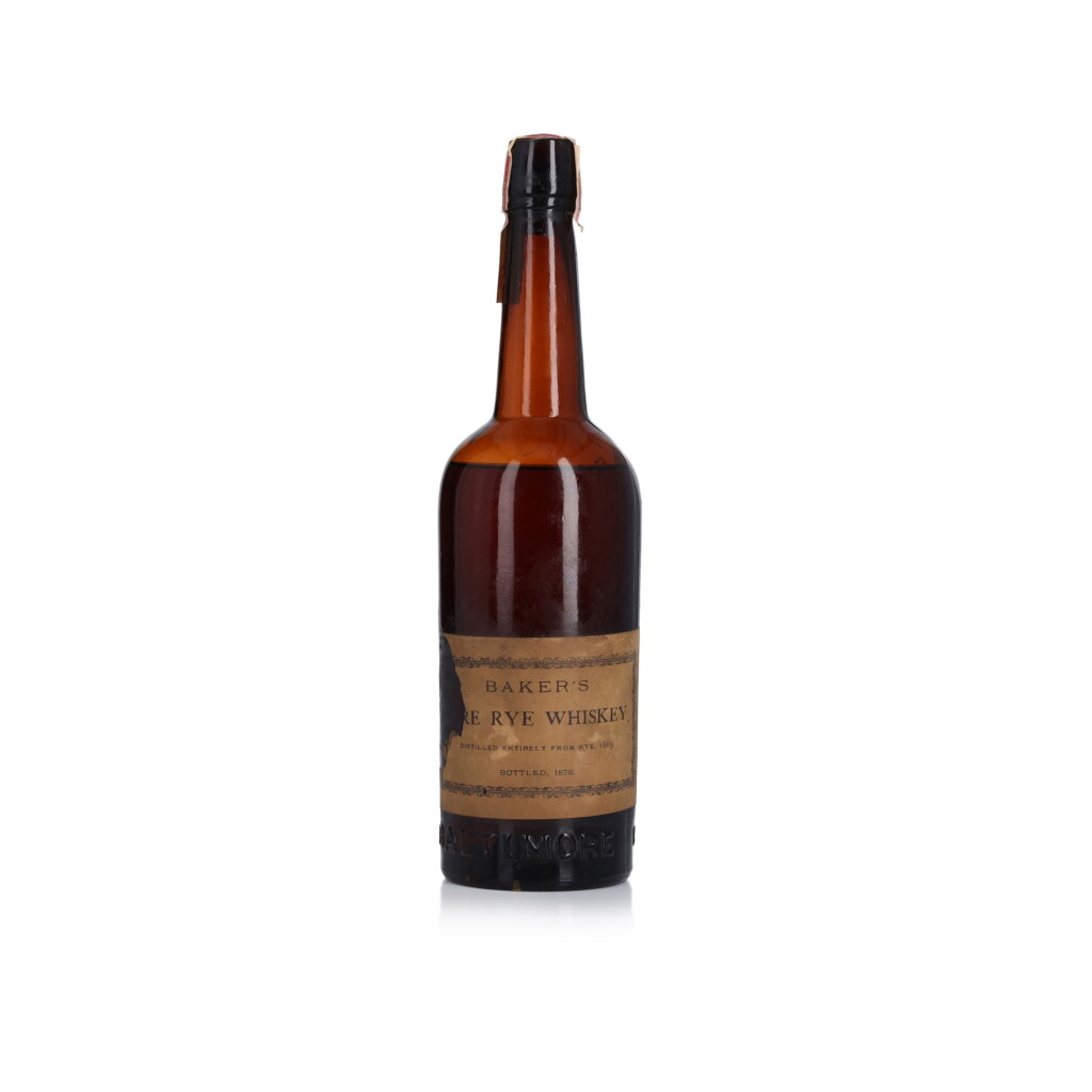 View full screen - View 1 of Lot 61. Baker's Pure Rye Whiskey (1 BT).