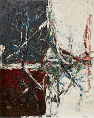 View full screen - View 1 of Lot 75. JEAN-PAUL RIOPELLE | BASSE MONTAGNE.