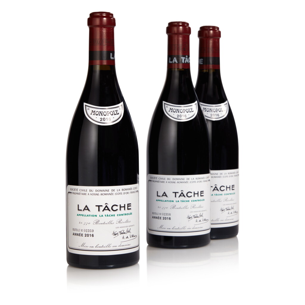 View full screen - View 1 of Lot 254. La Tâche 2016 Domaine de la Romanée-Conti (3 BT).
