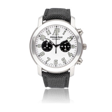 View full screen - View 1 of Lot 311. AUDEMARS PIGUET | JULES AUDEMARS DOUBLE X 6TH DAY ARNOLD SCHWAZENEGGAR 25949IP/O/0001KE/01 A TITANIUM/PLATINUM AUTOMATIC WINDING WRISTWATCH CIRCA 2000.