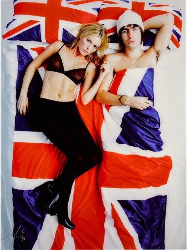 View full screen - View 1 of Lot 13. Liam Gallagher and Patsy Kensit, 1996.