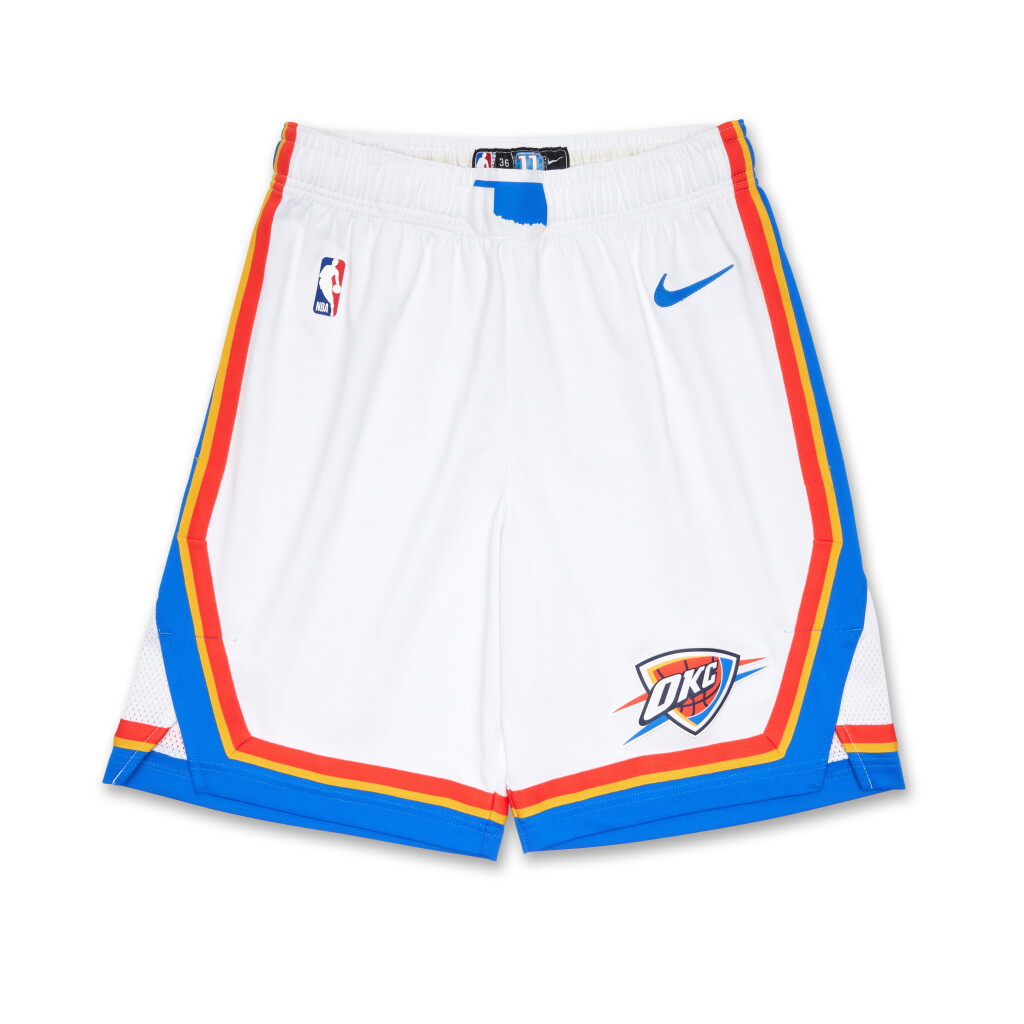 View full screen - View 1 of Lot 64. Isaiah Joe ‘NBA Finals Debut’ Oklahoma City Thunder 2025 NBA Finals Game Worn Association Edition | 'Championship Run' Shorts | Game 1.