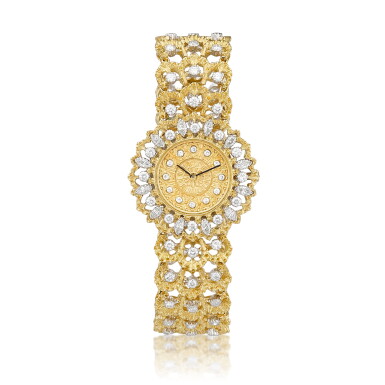 View full screen - View 1 of Lot 208. Diamond Wristwatch | 布契拉提 | 鑽石 腕錶.