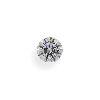 View full screen - View 1 of Lot 30. A 1.01 Carat Round Diamond, D Color, VVS1 Clarity.