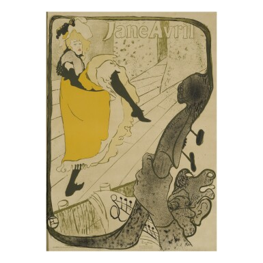 View full screen - View 1 of Lot 168. HENRI DE TOULOUSE-LAUTREC | JANE AVRIL (D. 345; ADR. 11; W. P6).