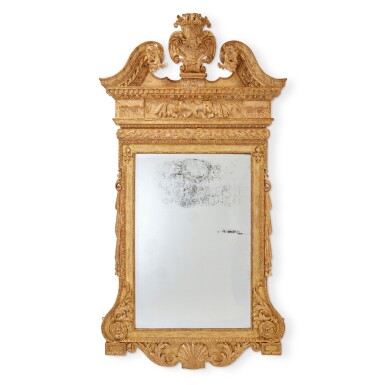 View full screen - View 1 of Lot 29. An Irish George II Giltwood Mirror, Circa 1740.