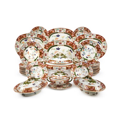 View full screen - View 1 of Lot 1229. An Ashworth Real Ironstone China Part-Dinner Service, Second Half-19th Century.
