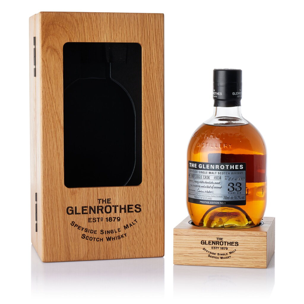 View full screen - View 1 of Lot 2310. The Glenrothes 33 Year Old Single Cask #9034 55.2 abv 1987 (1 BT70).
