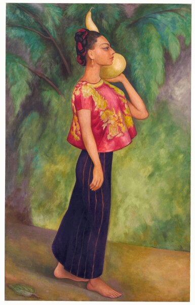 View full screen - View 1 of Lot 1024. Retrato de Columba Domínguez de Fernández.