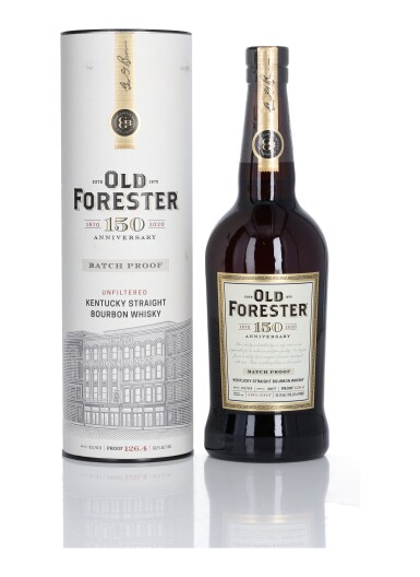 View full screen - View 1 of Lot 229. Old Forester 150th Anniversary 126.4 Proof NV (1 Bottle 75cl).