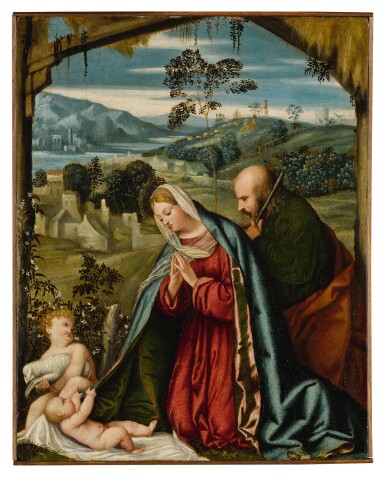 View full screen - View 1 of Lot 513. The Holy Family in a landscape.