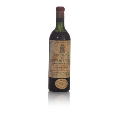 View full screen - View 1 of Lot 4. Château Latour 1955 (1 BT).