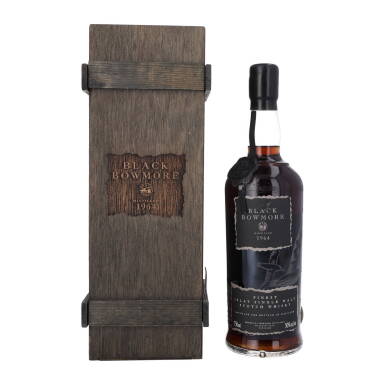 View full screen - View 1 of Lot 5110. Bowmore Black First Edition 50.0 abv 1964 (1 BT75).