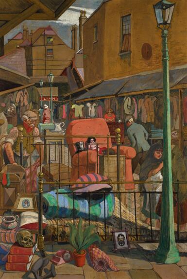 View full screen - View 1 of Lot 28. HARRY KERNOFF, R.H.A. | ANGLESEA MARKET .